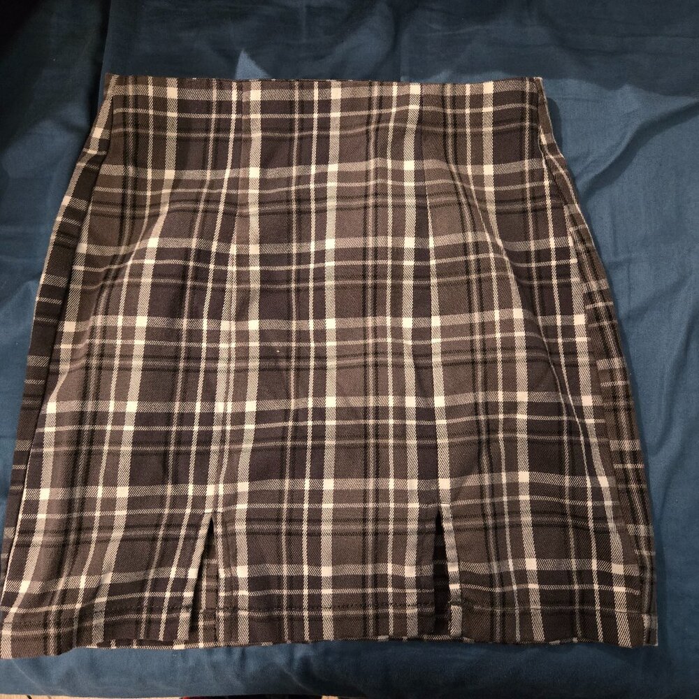 Plaid Mini Skirt